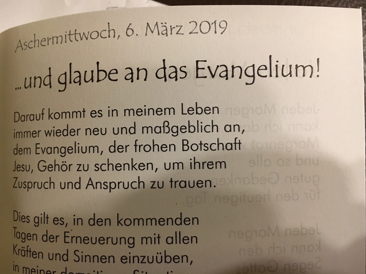 Aschermittwoch