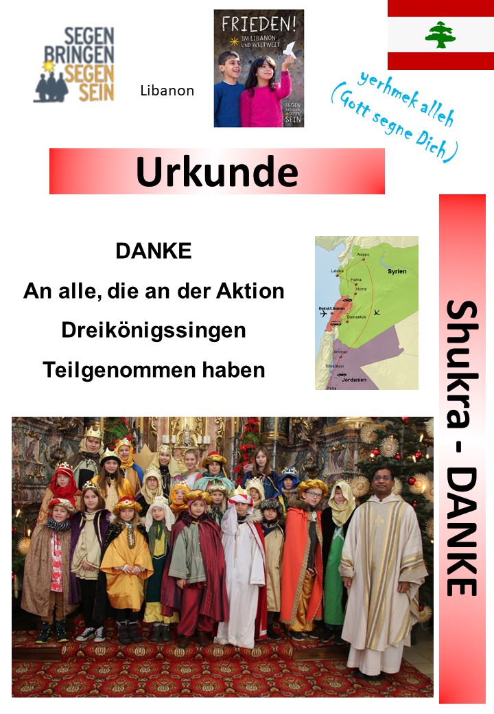 DANKE Sternsinger 2020