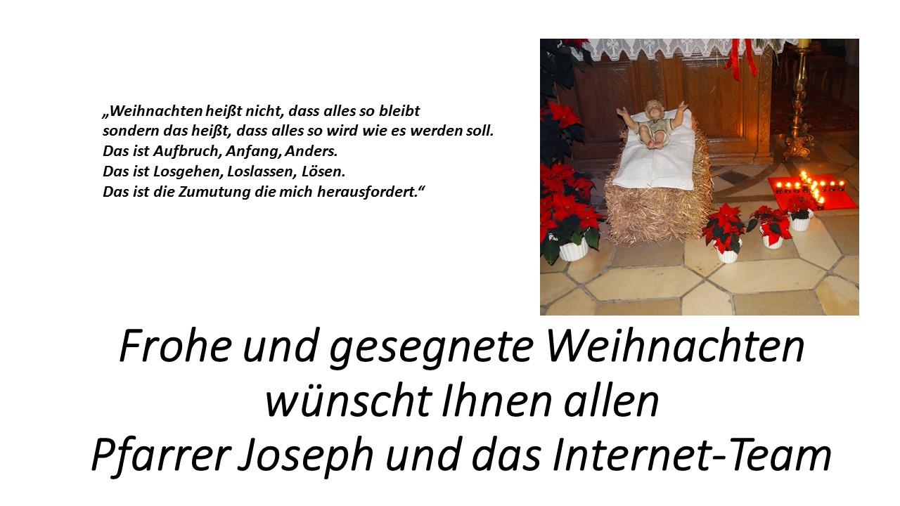 Frohe Weihnachten
