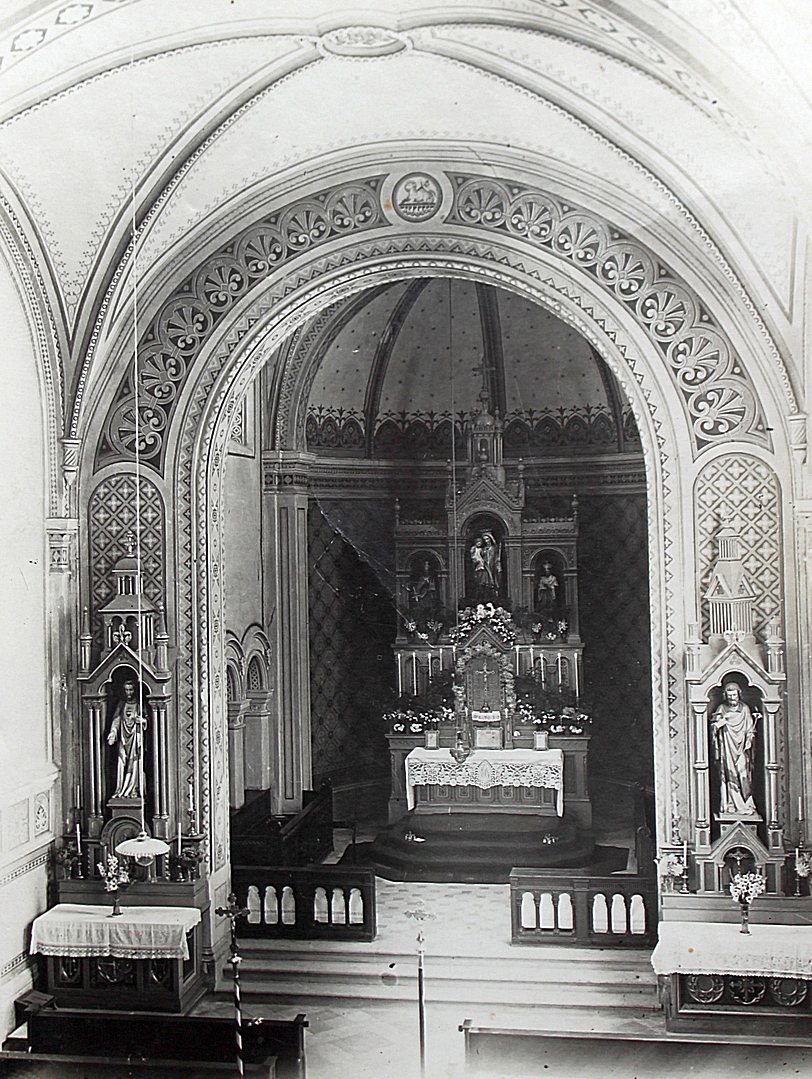 Innenansicht Kirche Ullstadt vor 1950 Innenansicht vor 1950