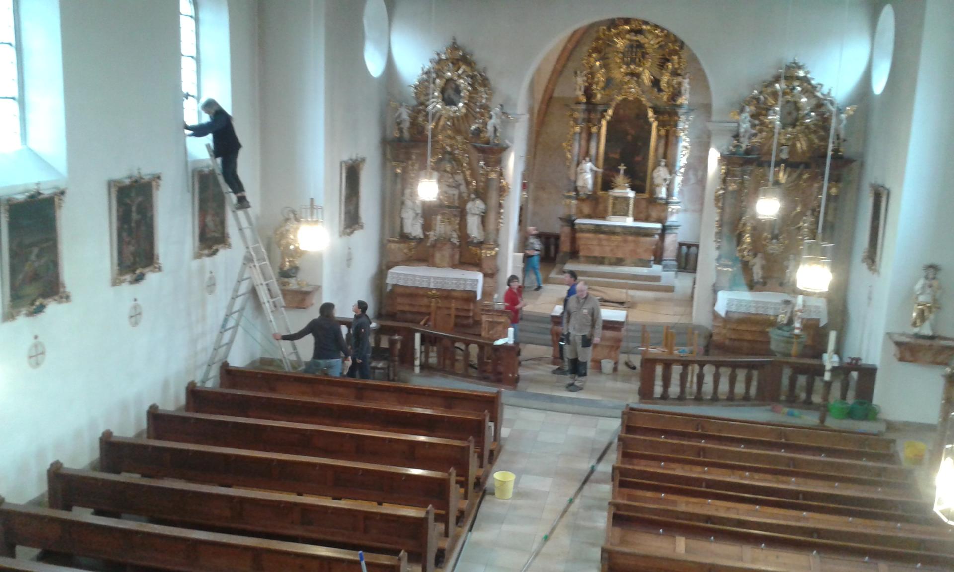 Kirchputz in Oberscheinfeld 2017