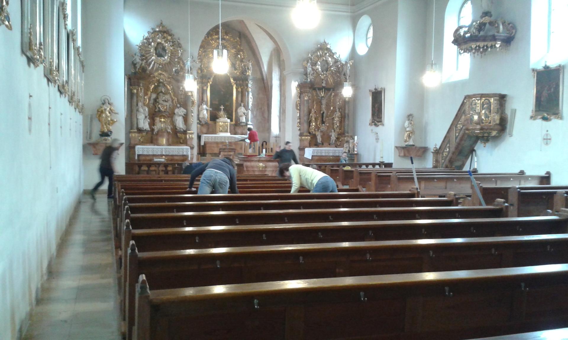 Kirchputz in Oberscheinfeld 2017