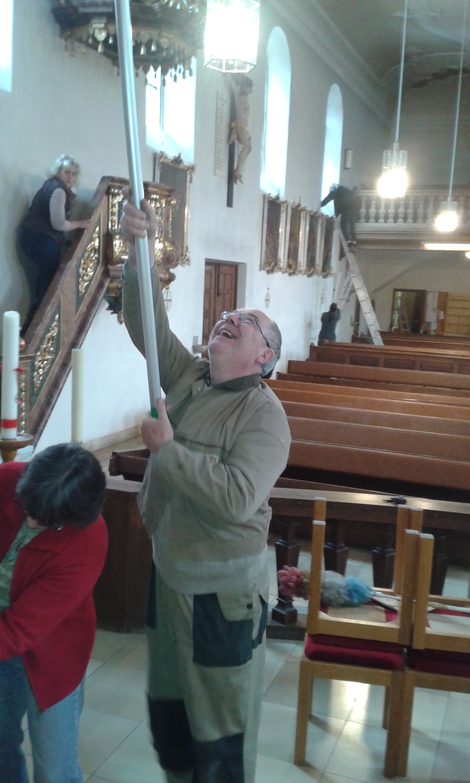 Kirchputz in Oberscheinfeld 2017