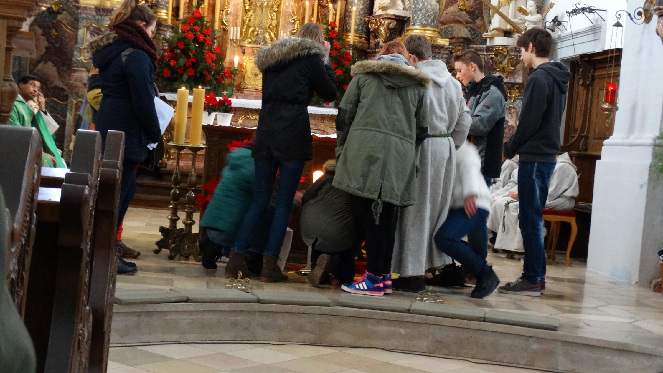 Vorstellung der Firmlinge in Scheinfeld 2016