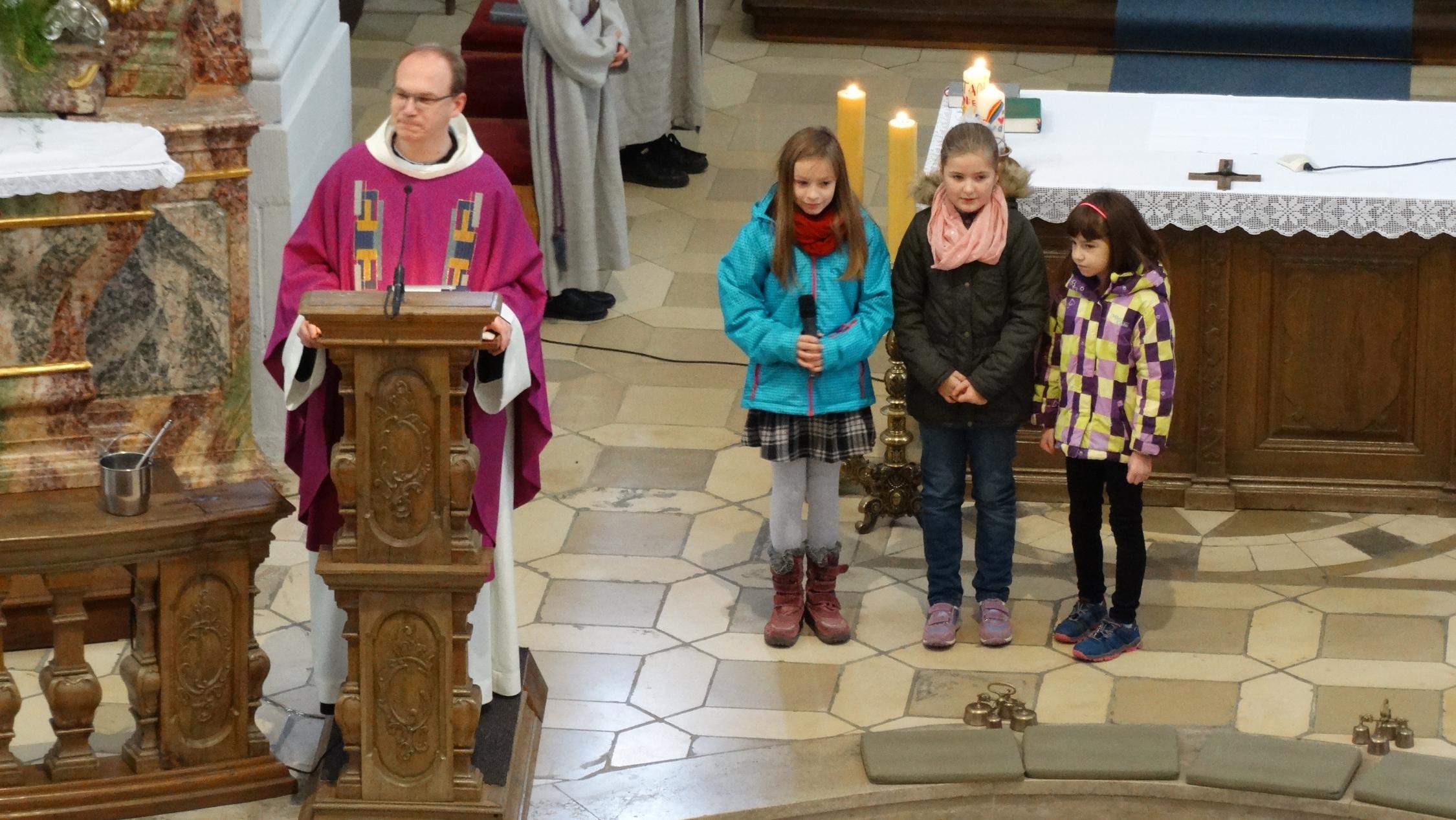 Vorstellung der Kommunionkinder