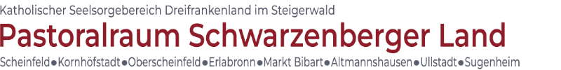 Grafik im Kopf der Homepage des Pastoralraums Schwarzenberger Land mit Verlinkung